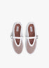 White - Ballet Flats In Fishnet - GLAM MODA